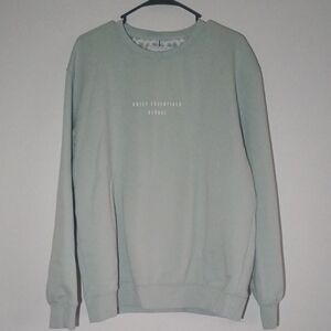 Denim & Flower Green/Blue Crew Neck Sweatshirt Pullover Sz XL | Ricky Singh
